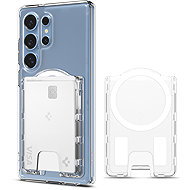 Spigen Ultra Hybrid Wallet MagSafe Crystal Clear Samsung Galaxy S25 Series -  MagSafe Wallet