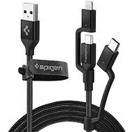 Spigen C10i3 DuraSync 3-in-1 Cable Black - Adatkábel