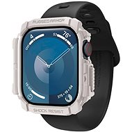 Spigen Rugged Armor Dune Beige Apple Watch 10 46mm - Protective Watch Cover