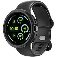 Spigen Liquid Air + Stand, Matte Black Google Pixel Watch 4 45mm - Protective Watch Cover