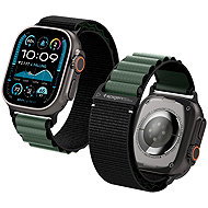 Spigen Fabric Band (hook) Apple Watch 49mm/46mm/45mm/44mm Black Green - Watch Strap