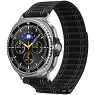 Spigen Fabric Band Hook And Loop Samsung Galaxy Watch 8 46mm/44mm/40mm Black - Watch Strap