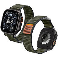 Spigen Fabric Band Hook And Loop Apple Watch 49mm/46mm/45mm/44mm Green - Watch Strap