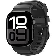 Spigen Silicone Band Apple Watch 49mm/46mm/45mm/44mm Black - Watch Strap