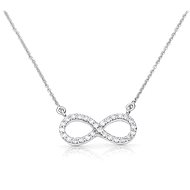 Dolcze Infinity White (Au 585/1000, 1.49g) - Necklace