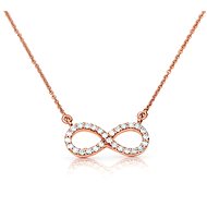 Dolcze Infinity Pink (Au585/1000, 1.49g) - Necklace