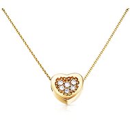 Dolcze Heart Dia Yellow (Au 585/1000, 1.68 g) - Necklace