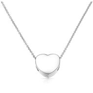 Dolcze Heart Basic White (Au585 / 1000, 1.62 g) - Necklace