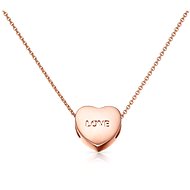 Dolcze Heart Love Pink (Au585 / 1000, 1.67 g) - Necklace