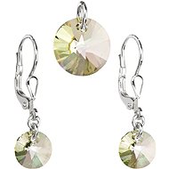 EVOLUTION GROUP 39090.6 Luminous Green with Swarovski® Crystals (Ag925/1000, 1g) - Jewellery Gift Set