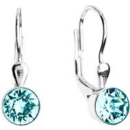 EVOLUTION GROUP 31112.3 lt. Turquoise Dangling Earrings Decorated with Swarovski® Crystals (Ag 925/1000, 1g) - Earrings