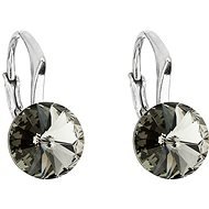 EVOLUTION GROUP 31229.3 Black Diamond Decorated with Swarovski® Crystals (Ag 925/1000, 1.6g) - Earrings