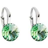 EVOLUTION GROUP 31229.3 Chrysolite Decorated with Swarovski® Crystals (Ag 925/1000, 1.6g) - Earrings