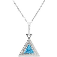 PRAQIA Triangle KO6018_BR030_45_A (Ag925/1000, 1,89g) - Necklace