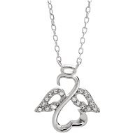 JSB Bijoux Silver Angel with Swarovski® Crystal Stones 92300406rh (Ag 925/1000, 1.97g) - Necklace
