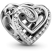 PANDORA Moments People 799270C01 Sparkling Intertwined Hearts (925/1000 silver, 2.4g) - Charm