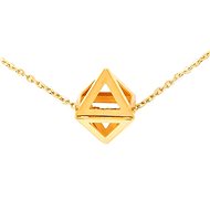 VUCH Triangle Gold P383 - Necklace
