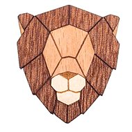 BeWooden BR11 Lion - Brooch