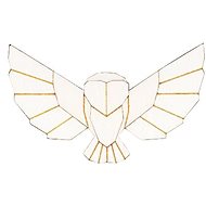BeWooden BR116 Snowy Owl - Brooch