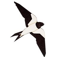 BeWooden BR121 Swallow - Brooch