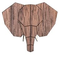 BeWooden BR15 Elephant - Brooch