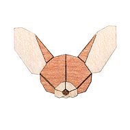BeWooden BR20 Fennec - Brooch