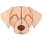 BeWooden BR26 Labrador - Brooch