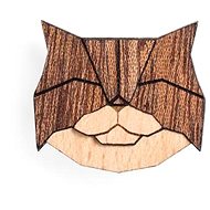BeWooden BR48 Persian Cat - Brooch