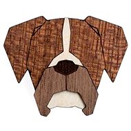 BeWooden BR51 Boxer - Brooch