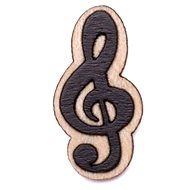 BeWooden BR86 Treble Clef - Brooch