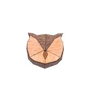 BeWooden BR9 Owl - Brooch