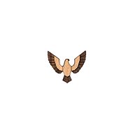 BeWooden BR96 Sokol - Brooch