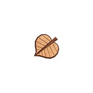 BeWooden BR97 Linden - Brooch