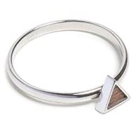 BeWooden RSS7 Argenti Triangle, size 55 - Ring