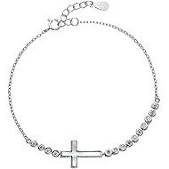 EVOLUTION GROUP 13016.1 Crystal Zircon Cross (Ag925/1000, 2,1g) - Bracelet