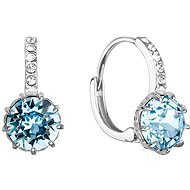 EVOLUTION GROUP 31302.3 Aqua Decorated with Swarovski Crystals (Ag925/1000, 3,0g) - Earrings