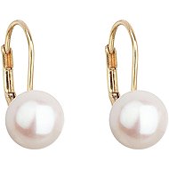 EVOLUTION GROUP 921009.1, White, Decorated with Pearls AAA 8-8.5 (Au585/1000, 10.2g) - Earrings