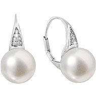 EVOLUTION GROUP 21056.1 White Genuine Pearl AAA 9-10mm (Ag925/1000, 2,2g) - Earrings