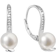 EVOLUTION GROUP 21061.1 White Genuine Pearl AAA 7-8mm (Ag925/1000, 1,8g) - Earrings