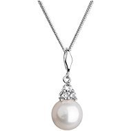 EVOLUTION GROUP 22033.1 biela pravá perla AAA 9 – 10 mm (Ag 925/1000, 3,0 g) - Náhrdelník