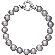 EVOLUTION GROUP 23010.3 grey pravá perla 8 – 8,5 mm (Ag 925/1000, 2,0 g) - Náramok