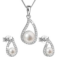 EVOLUTION GROUP 29027.1 Genuine Pearl AAA 4 and 7mm (Ag925/1000, 3,5g) - Jewellery Gift Set