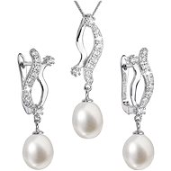 EVOLUTION GROUP 29028.1 Genuine Pearl AAA 8mm (Ag925/1000, 5.5g) - Jewellery Gift Set
