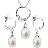 EVOLUTION GROUP 29030.1 Genuine Pearl AAA 8-9mm and 7-8mm (Ag925/1000, 4,0g) - Jewellery Gift Set