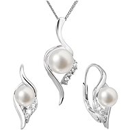 EVOLUTION GROUP 29043.1 Genuine Pearl AAA 5-6 and 6-7mm (Ag925/1000, 4.0g) - Jewellery Gift Set