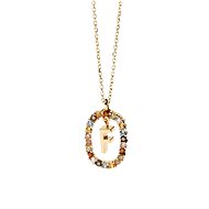 PDPAOLA Letter F CO01-265-U (Ag925/1000, 2,5g) - Necklace