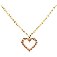 PDPAOLA Levander Heart CO01-224-U (Ag925/1000, 2,1g) - Necklace