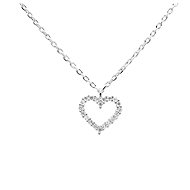 PDPAOLA White Heart CO02-220-U (Ag925/1000, 2,1g) - Necklace