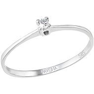 EVOLUTION GROUP 85008.1 White Gold with Diamonds (Au585/1000, 1.16g), size 46 - Ring