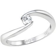 EVOLUTION GROUP 85009.1 White Gold with Diamonds (Au585/1000, 0.67g) - Ring